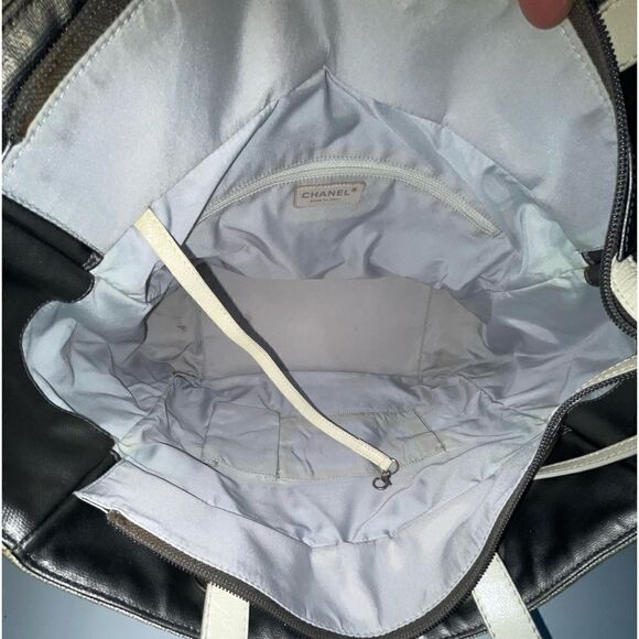 Authentic๐๏ธ Chanel Paris Biarritz MMโToteโShoulderโBag - Picture 11 of 15